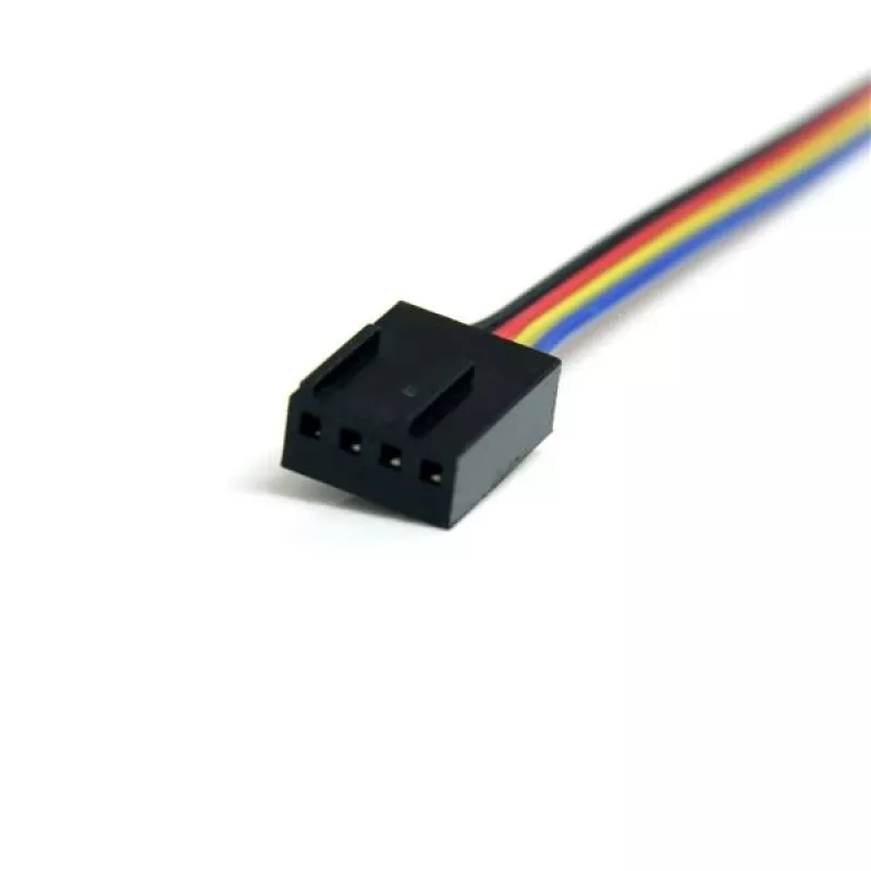 StarTech.com 12in 4 Pin Fan Power Extension Cable - M/F, Molex (4-pin), Molex (4-pin), 0.305 m, Male, Female, Straight