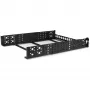 StarTech.com 2U Fixed 19 inch Adjustable Depth Universal Server Rack Rails