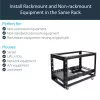 StarTech.com 2U Fixed 19 inch Adjustable Depth Universal Server Rack Rails
