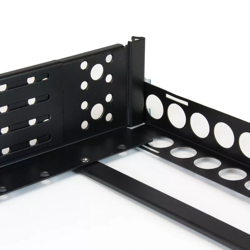 StarTech.com 2U Fixed 19 inch Adjustable Depth Universal Server Rack Rails
