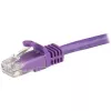 StarTech.com 15m CAT6 Ethernet Cable - Purple CAT 6 Gigabit Ethernet Wire -250MHz 100W PoE RJ45 UTP Network/Patch Cord Snagless w/Strain Relief Individually Tested