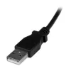 StarTech.com 2m Micro USB Cable - A to Down Angle Micro B, 2 m, USB A, Micro-USB B, USB 2.0, 0.48 Gbit/s, Black