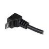 StarTech.com 2m Micro USB Cable - A to Down Angle Micro B, 2 m, USB A, Micro-USB B, USB 2.0, 0.48 Gbit/s, Black