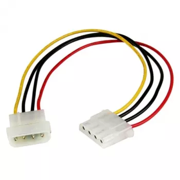 StarTech.com 12in LP4 Power Extension Cable - M/F, Molex (4-pin), Molex (4-pin), 0.304 m, Male, Female, Straight