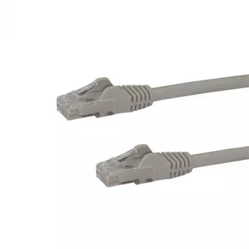 StarTech.com 7m CAT6 Ethernet Cable - Grey CAT 6 Gigabit Ethernet Wire -250MHz 100W PoE RJ45 UTP Network/Patch Cord Snagless w/Strain Relief Individually Tested