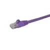 StarTech.com 3m CAT6 Ethernet Cable - Purple CAT 6 Gigabit Ethernet Wire -250MHz 100W PoE RJ45 UTP Network/Patch Cord Snagless w/Strain Relief Individually Tested
