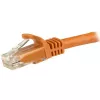 StarTech.com 1.5m CAT6 Ethernet Cable - Orange CAT 6 Gigabit Ethernet Wire -250MHz 100W PoE RJ45 UTP Network/Patch Cord Snagless w/Strain Relief Individually Tested