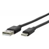 USB A to USB C cable MOBILIS 020013 — 1 m, data 0.48 Gbit/s, black