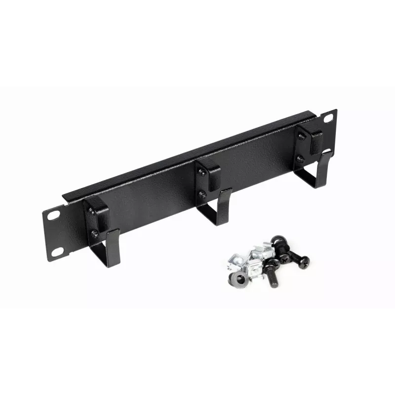 Cable ring EQUIP EZMR-10-B — metal, black, rack accessory, 1 pc, 174 g