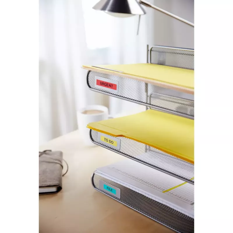 DYMO Authentic D1 Labels | Black Print on Yellow Tape | 19 mm x 7 m | Self-Adhesive Labels for LabelManager Label Makers | Made in Europe