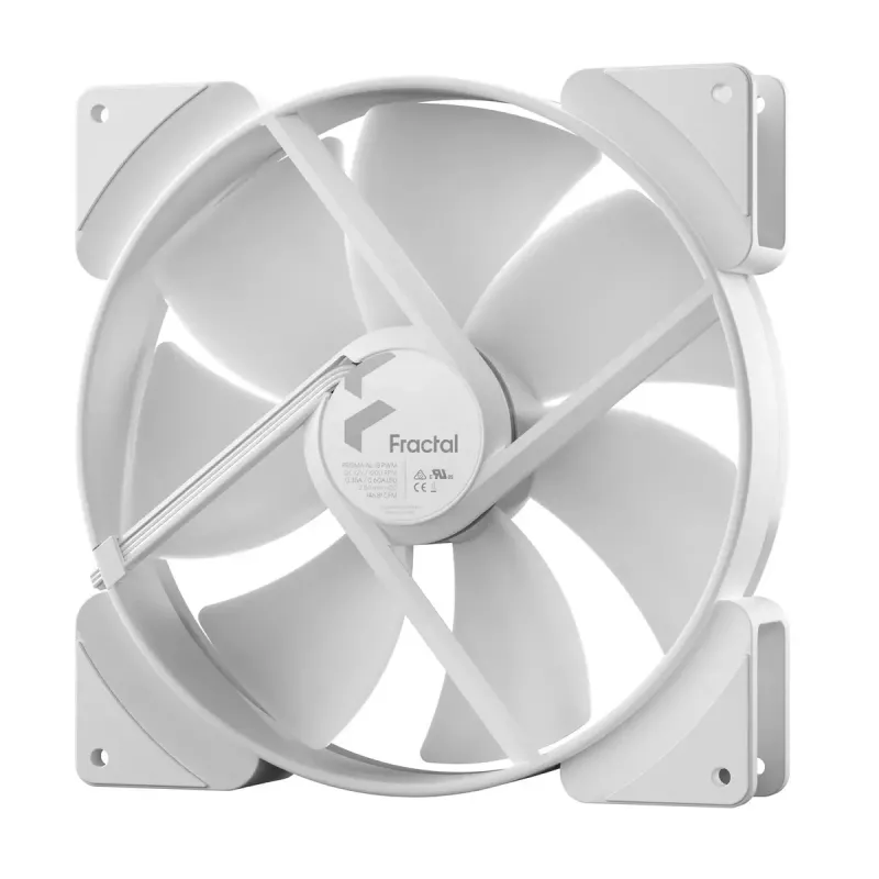 Fractal Design Prisma AL-18 ARGB PWM Case Fan, 180 mm, White