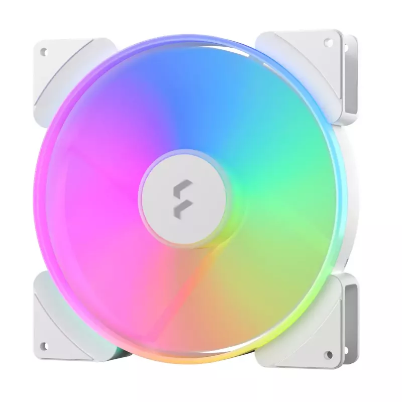 Fractal Design Prisma AL-18 ARGB PWM Case Fan, 180 mm, White