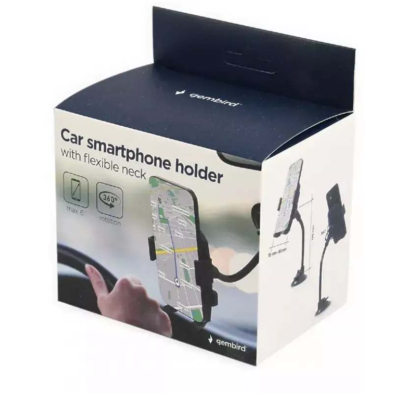 Active holder Gembird TA-CHW-04 Mobile phone Smartphone Black