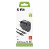 Mobile device charger SBS TEKITTRTC15W Universal Black AC Fast charging