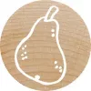 Round Stamp Colop 165226 Rubber Wood 3 cm Diameter