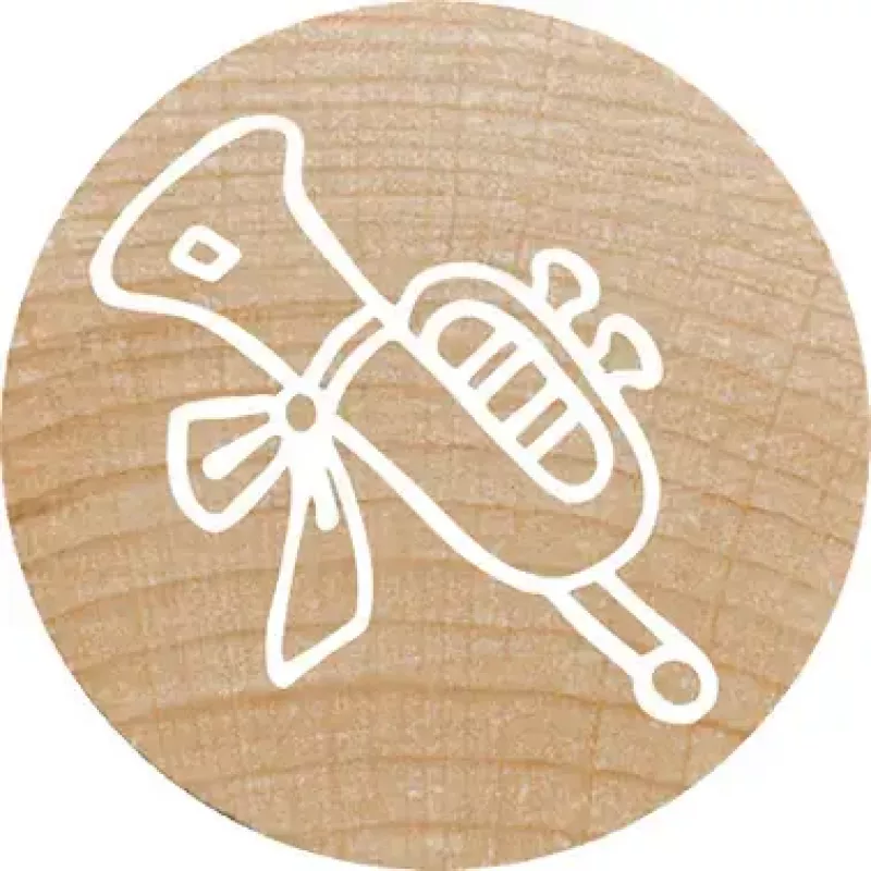Round Stamp Colop 165226 Rubber Wood 3 cm Diameter