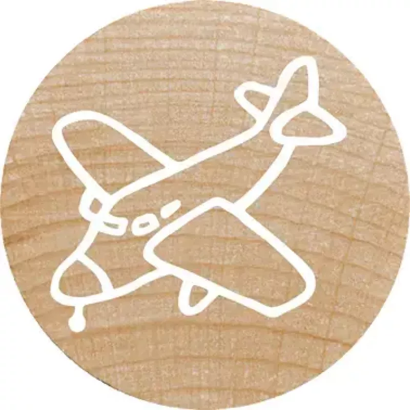 Round Stamp Colop 165226 Rubber Wood 3 cm Diameter