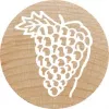 Round Stamp Colop 165226 Rubber Wood 3 cm Diameter