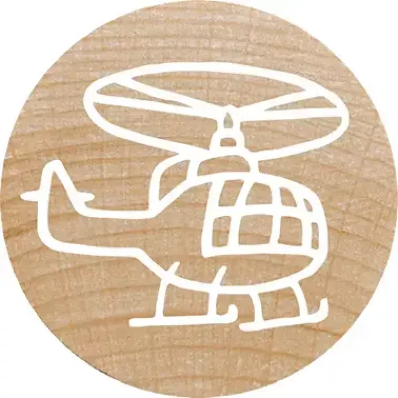 Round Stamp Colop 165226 Rubber Wood 3 cm Diameter