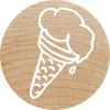 Round Stamp Colop 165226 Rubber Wood 3 cm Diameter