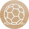 Round Stamp Colop 165226 Rubber Wood 3 cm Diameter