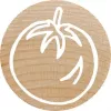 Round Stamp Colop 165226 Rubber Wood 3 cm Diameter