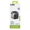 Mobile device charger SBS Mobile TEADAPT2USBUNI — black/silver, USB adapter