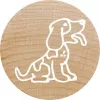 Round Stamp Colop 165225 Rubber Wood 3 cm Diameter