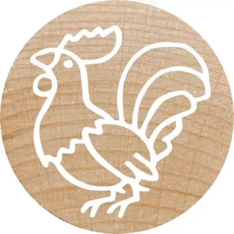 Round Stamp Colop 165225 Rubber Wood 3 cm Diameter