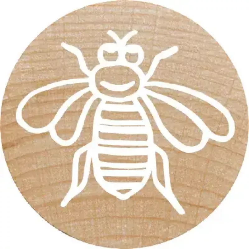 Round Stamp Colop 165225 Rubber Wood 3 cm Diameter