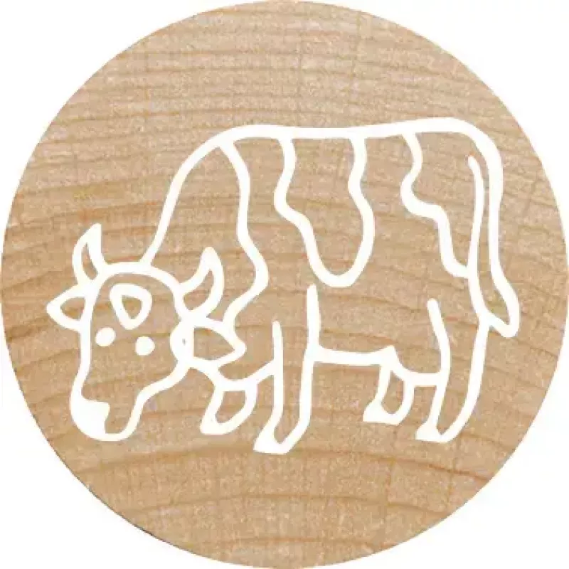Round Stamp Colop 165225 Rubber Wood 3 cm Diameter