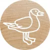 Round Stamp Colop 165225 Rubber Wood 3 cm Diameter