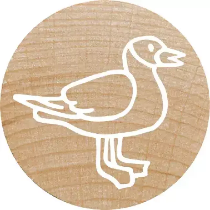 Round Stamp Colop 165225 Rubber Wood 3 cm Diameter