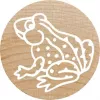 Round Stamp Colop 165225 Rubber Wood 3 cm Diameter