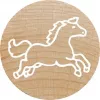 Round Stamp Colop 165225 Rubber Wood 3 cm Diameter