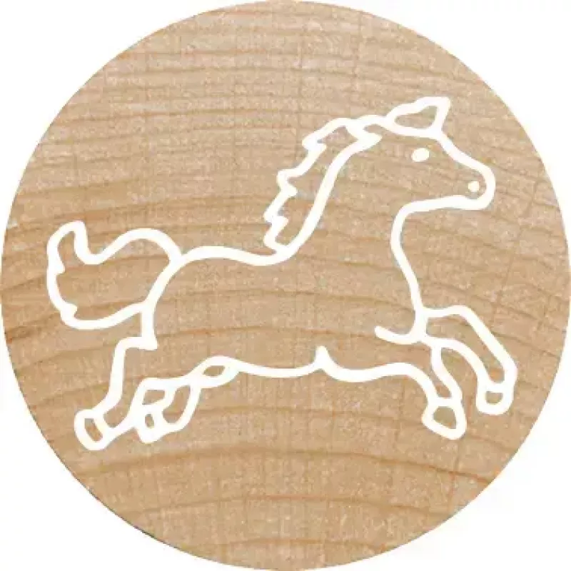 Round Stamp Colop 165225 Rubber Wood 3 cm Diameter