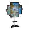 Techly Floor Support with Shelf Trolley TV LCD/LED/Plasma 37-70 inch White