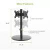 Techly ICA-LCD 402 monitor mount / stand 81.3 cm (32 inch) Desk Black
