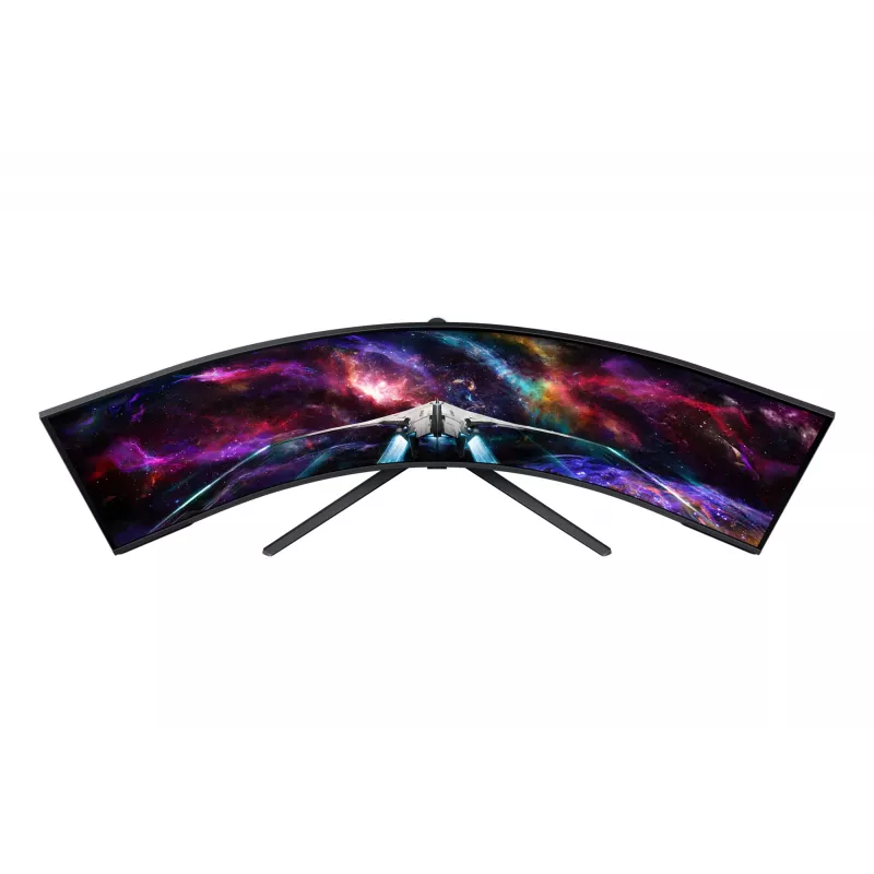 Samsung G95NC computer monitor 144.8 cm (57 inch) 7680 x 2160 pixels Dual UHD QLED White