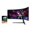 Samsung G95NC computer monitor 144.8 cm (57 inch) 7680 x 2160 pixels Dual UHD QLED White