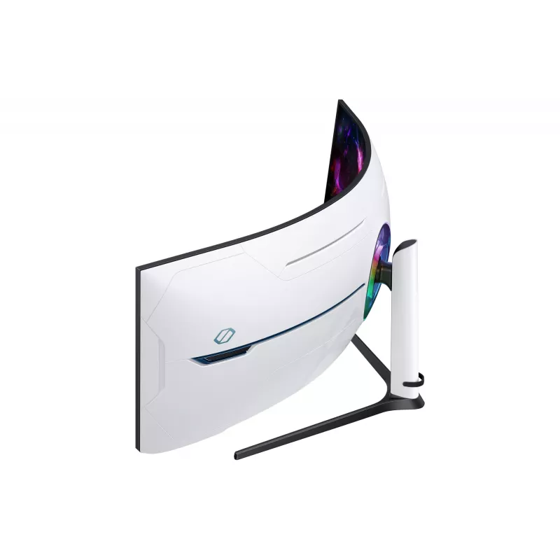 Samsung G95NC computer monitor 144.8 cm (57 inch) 7680 x 2160 pixels Dual UHD QLED White