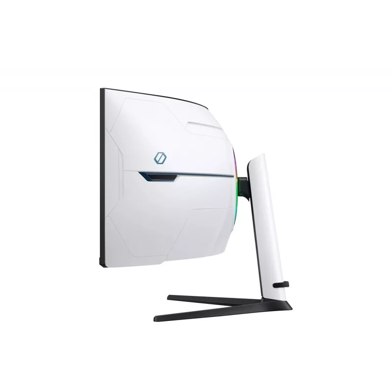 Samsung G95NC computer monitor 144.8 cm (57 inch) 7680 x 2160 pixels Dual UHD QLED White