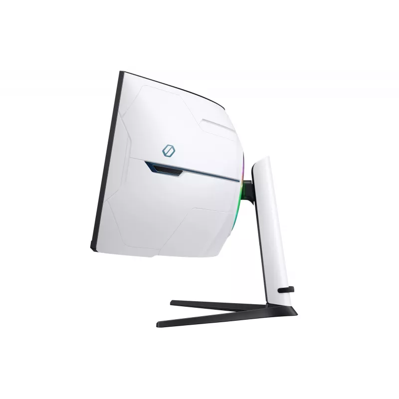 Samsung G95NC computer monitor 144.8 cm (57 inch) 7680 x 2160 pixels Dual UHD QLED White