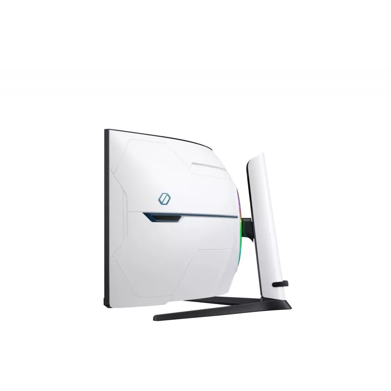 Samsung G95NC computer monitor 144.8 cm (57 inch) 7680 x 2160 pixels Dual UHD QLED White