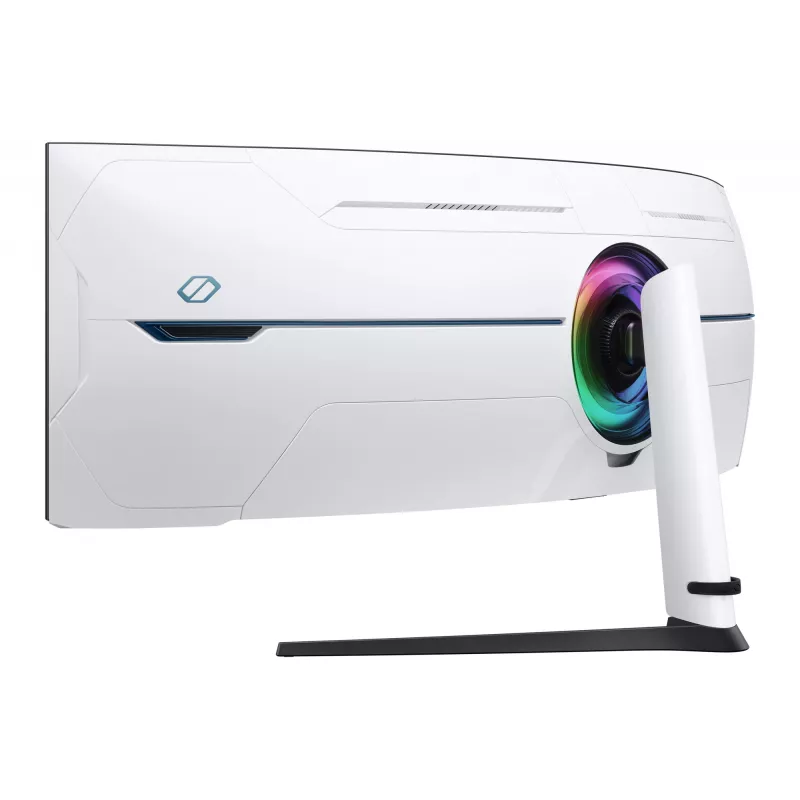 Samsung G95NC computer monitor 144.8 cm (57 inch) 7680 x 2160 pixels Dual UHD QLED White