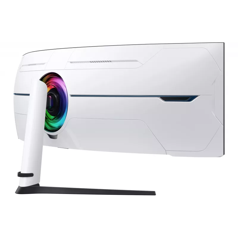 Samsung G95NC computer monitor 144.8 cm (57 inch) 7680 x 2160 pixels Dual UHD QLED White