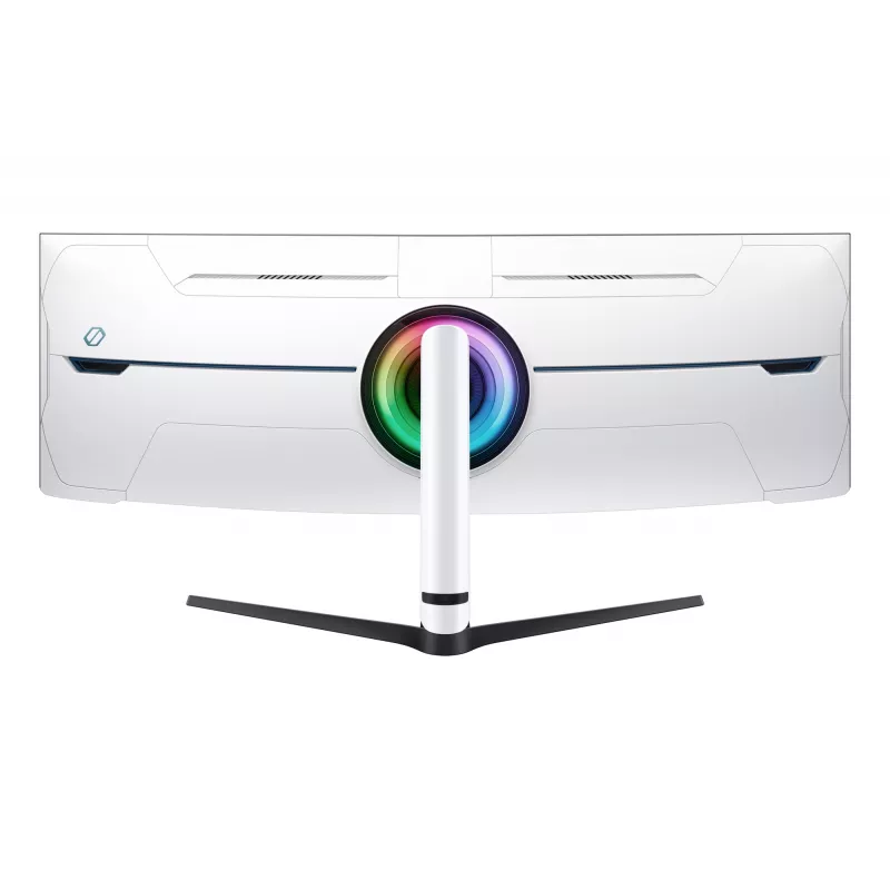 Samsung G95NC computer monitor 144.8 cm (57 inch) 7680 x 2160 pixels Dual UHD QLED White