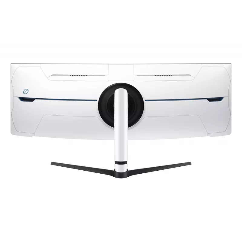 Samsung G95NC computer monitor 144.8 cm (57 inch) 7680 x 2160 pixels Dual UHD QLED White