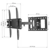 Techly ICA-PLB 148M TV mount/stand 139.7 cm (55 inch) Black