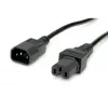 Power cable VALUE 19.99.1123 Black 3 m C14 C15 coupler